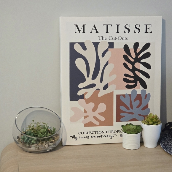 Matisse Jazz Abstract Cutout Forms Canvas - Picture 1 of 10